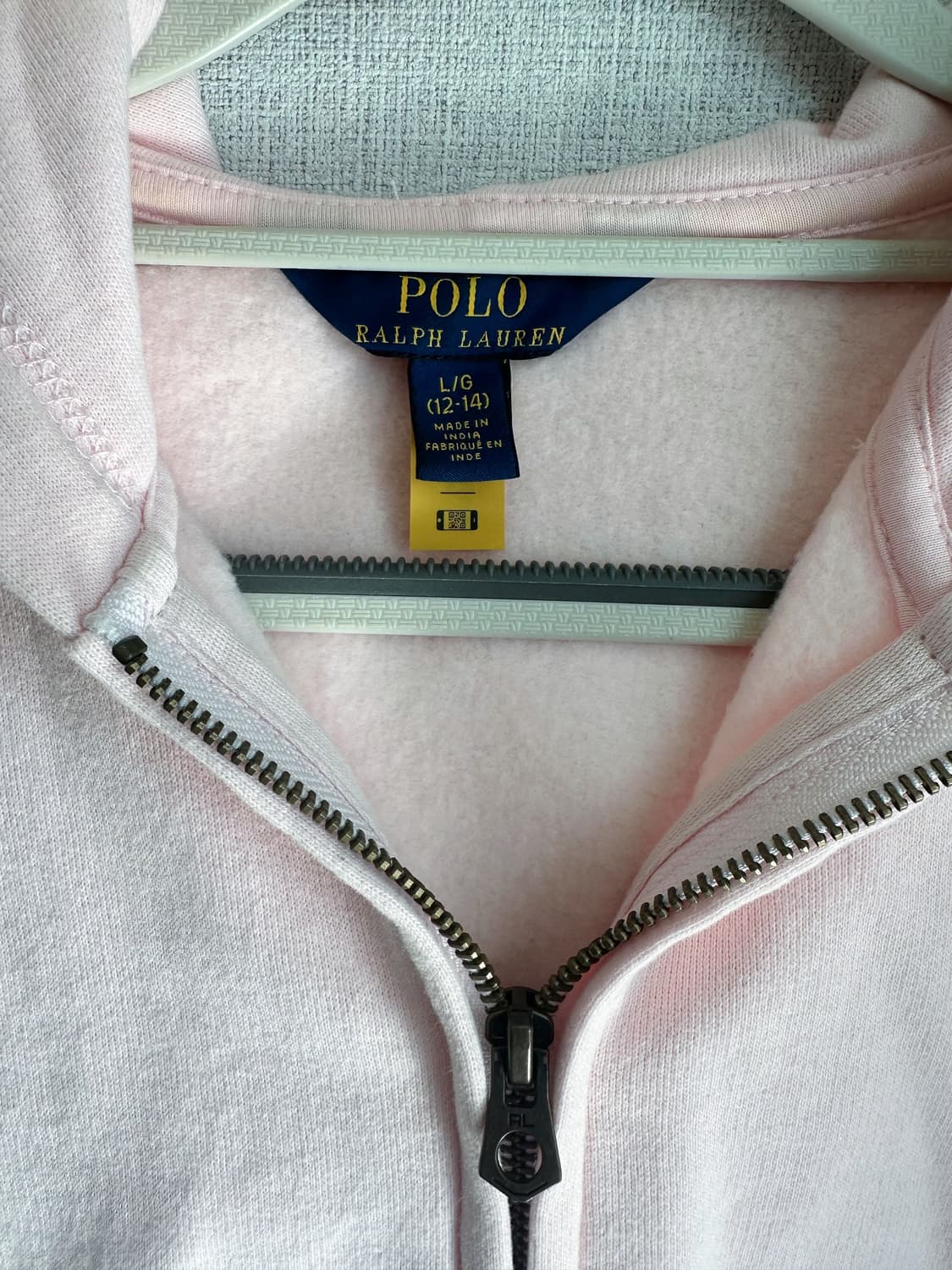 *유일매물* 정품 폴로 랄프로렌 베이비 핑크 후드집업 상품이미지3