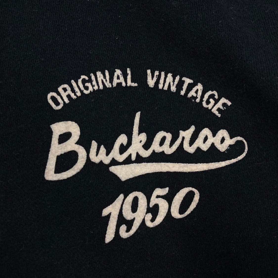 버커루 y2k 빅로고 블랙 후드티 상품이미지3