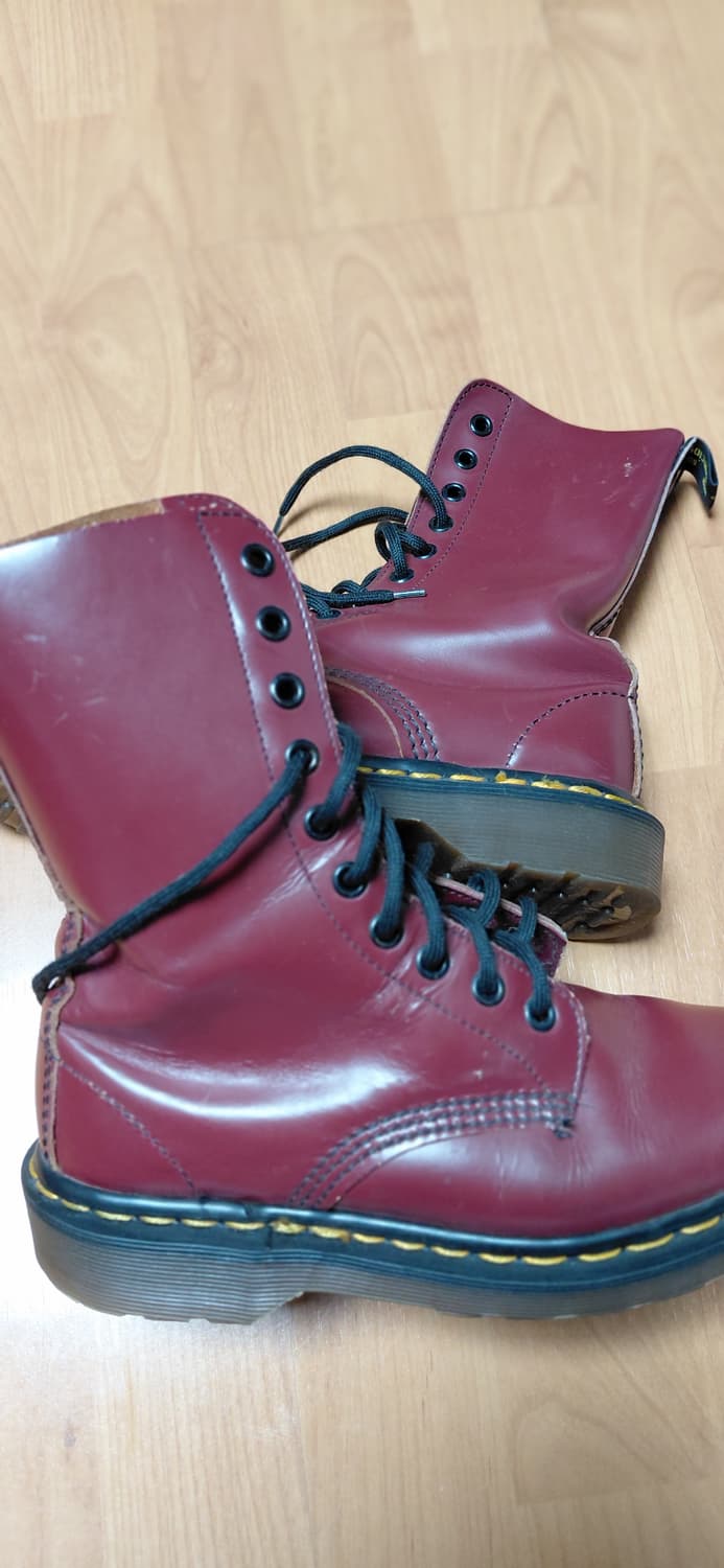 닥터마틴 1460 버건디 워커 235mm Made in England 상품이미지9