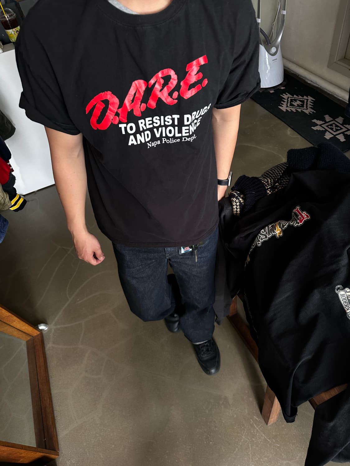 D.A.R.E. 캠페인 프린팅 티셔츠 상품이미지2