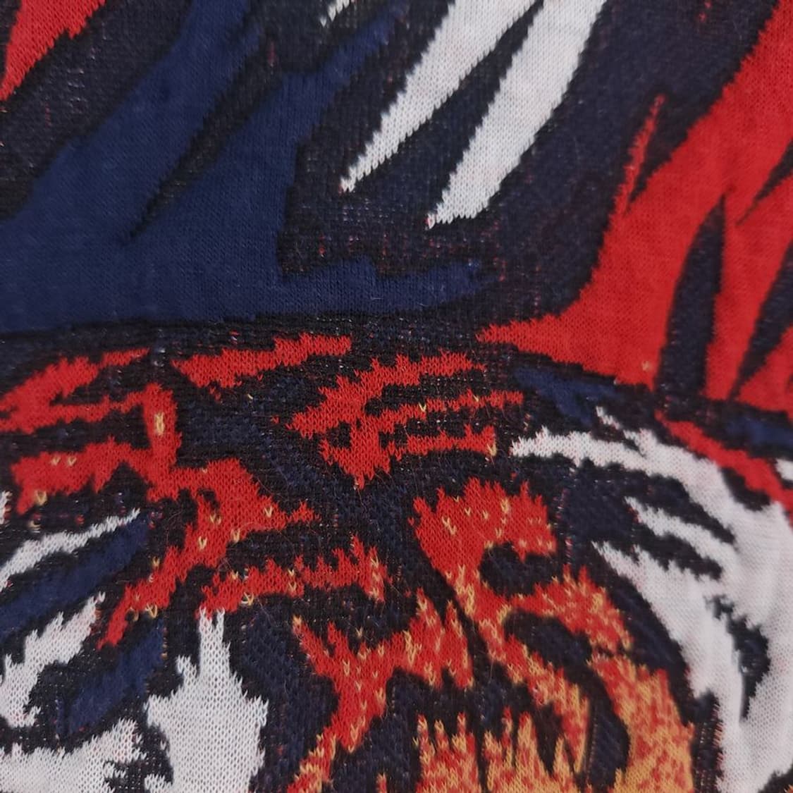 [남L]ZARA 타이거 네오프렌 맨투맨[Y63-072]/빈티지프렌 상품이미지5