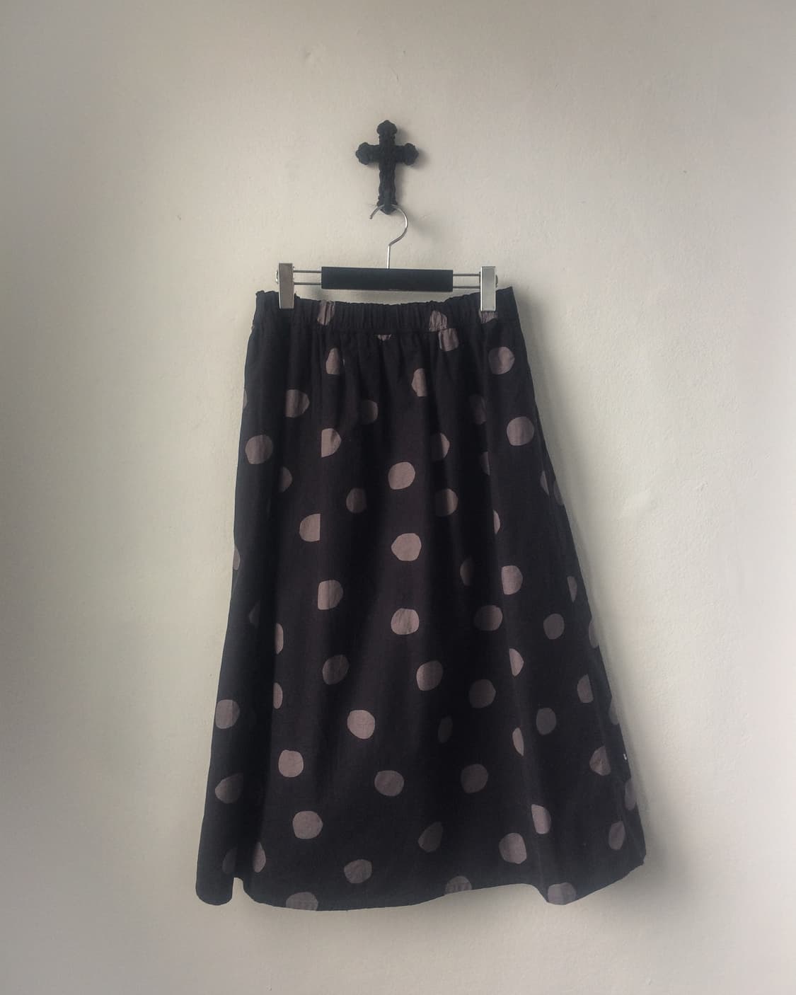 Dot pattern long skirt 상품이미지1