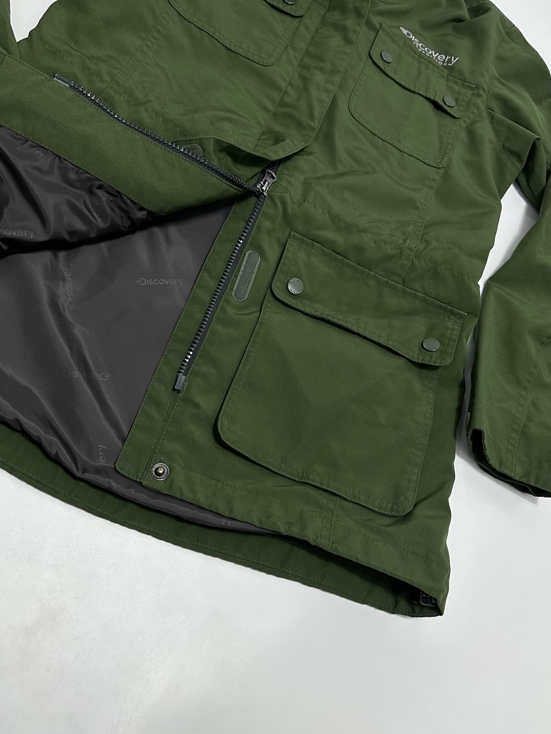 디스커버리 카키 포켓 바람막이 자켓 고프코어 상품이미지5