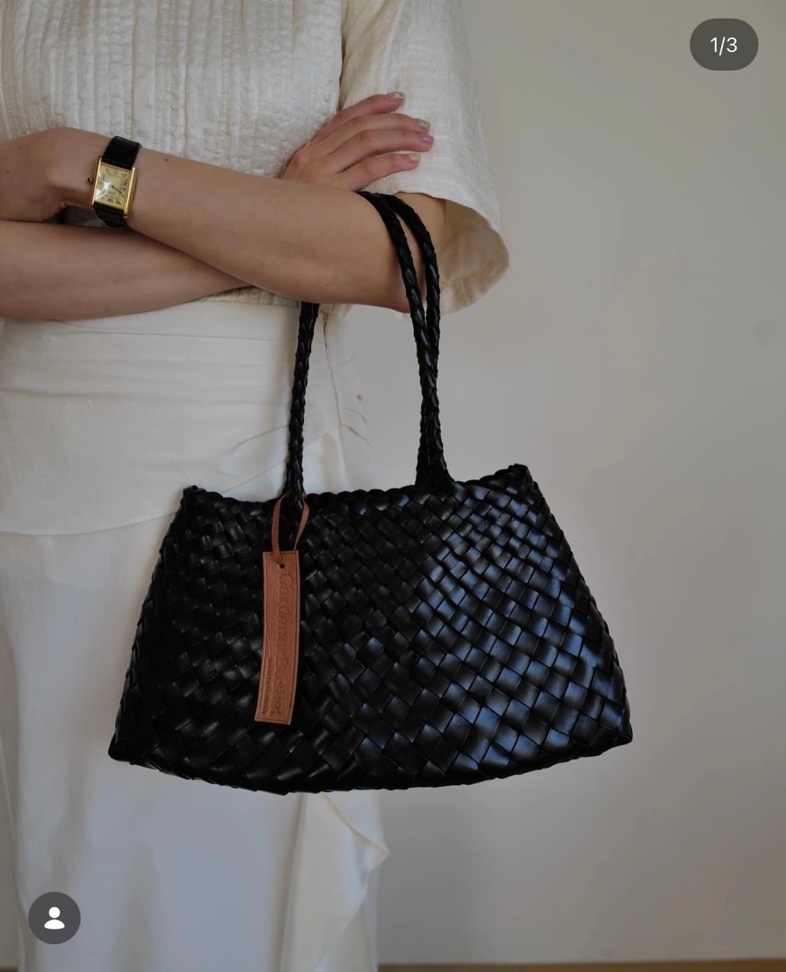 그레이맨션 위빙 토트백 상품이미지1