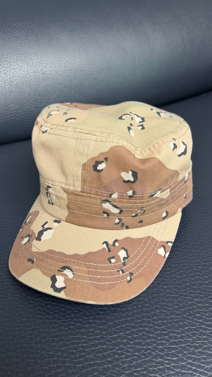 Stussy Helvetica Logo Cadet Cap Camo 상품이미지3