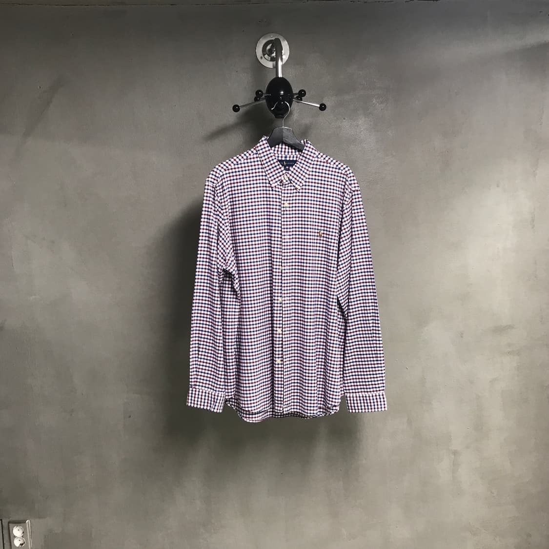 랄프로렌 깅엄체크 셔츠 XL 상품이미지1