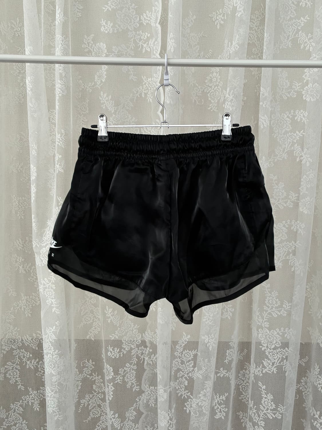 XL) 나이키 에어 시스루 반바지 쇼츠 블랙 상품이미지2