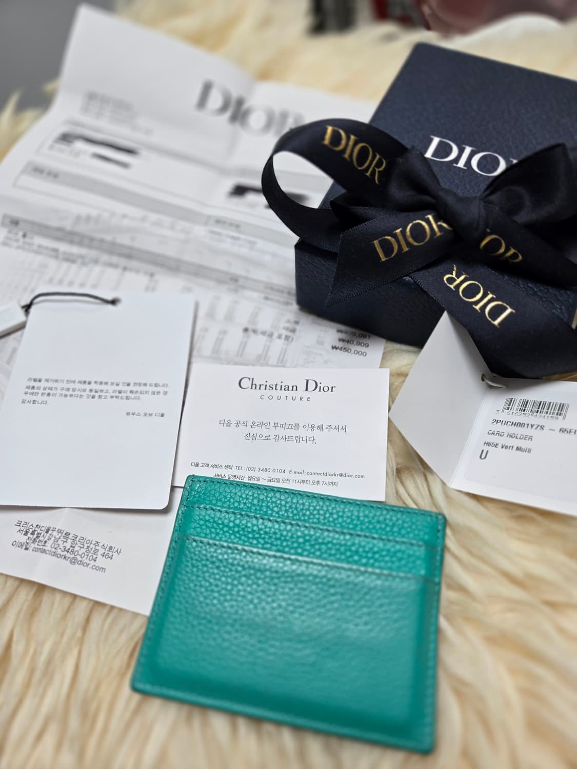 (한정판) 디올 DIOR X 숀투시 카드홀더 (카드지갑,카드케이스) 상품이미지3