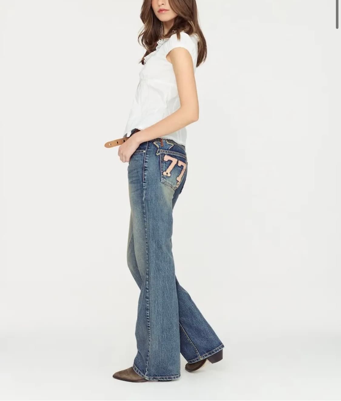 WESTERN FLARE JEANS (VINTAGE BLUE) 상품이미지2