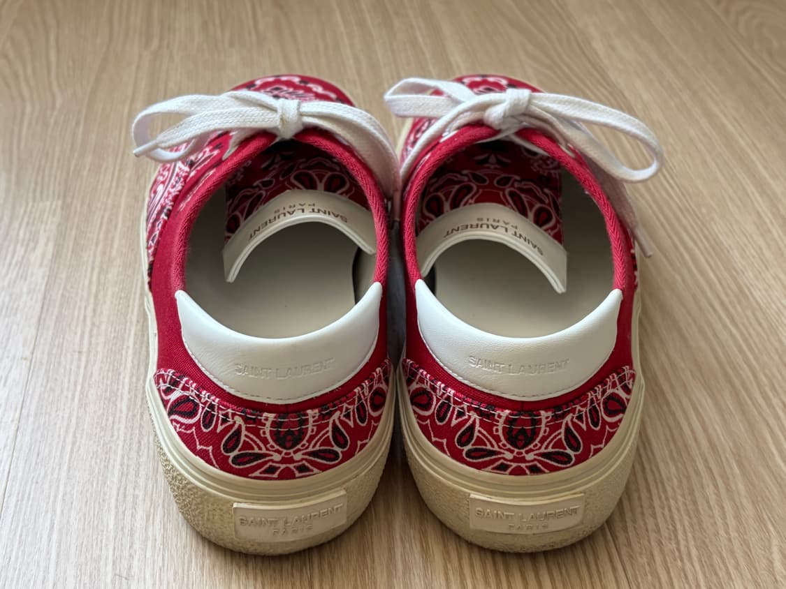 생로랑 페이즐리 스니커즈 42사이즈 상품이미지4