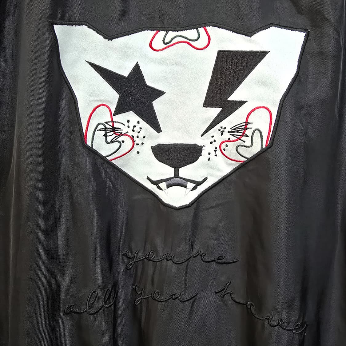 슈퍼콤마비(SUPER COMMA B) 자수 블루종 블랙 L 상품이미지6