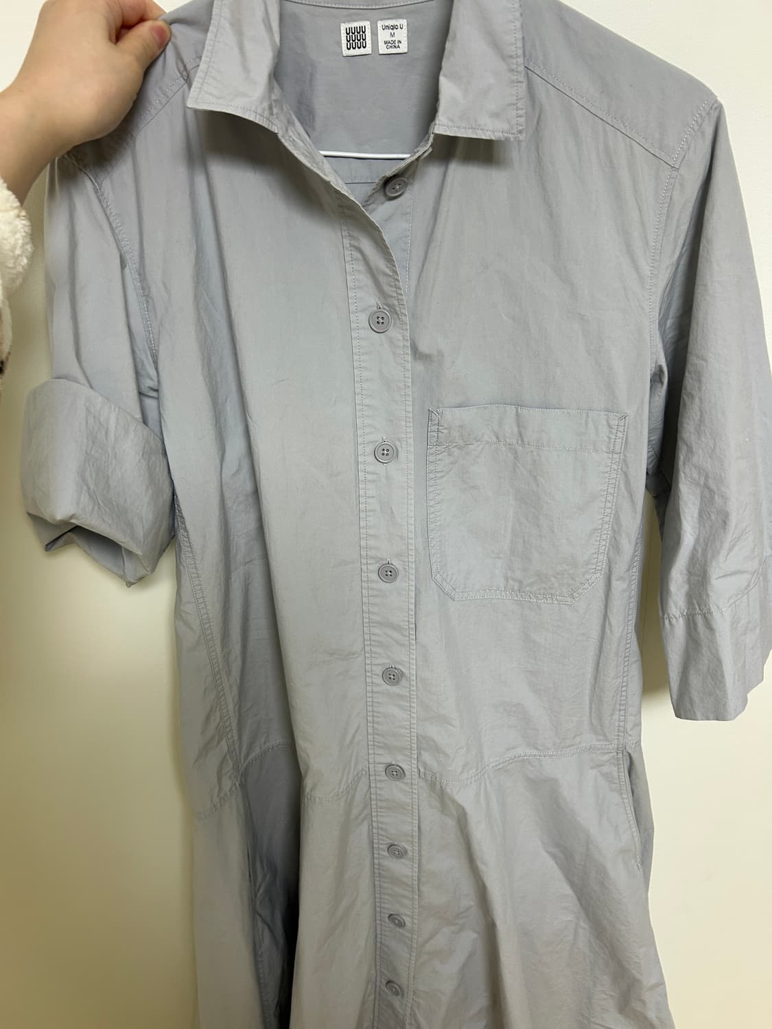 유니클로 셔츠 원피스 상품이미지2