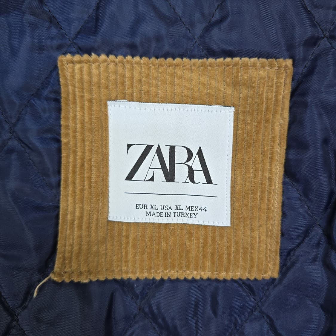 자라(ZARA) 코듀로이 골덴 퍼카라 자켓 XL 상품이미지6