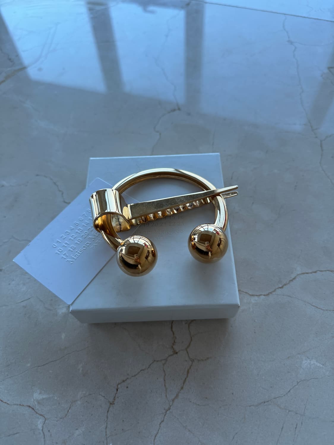 마르지엘라 Masion Margiela 빅 브로치 골드 os 상품이미지2