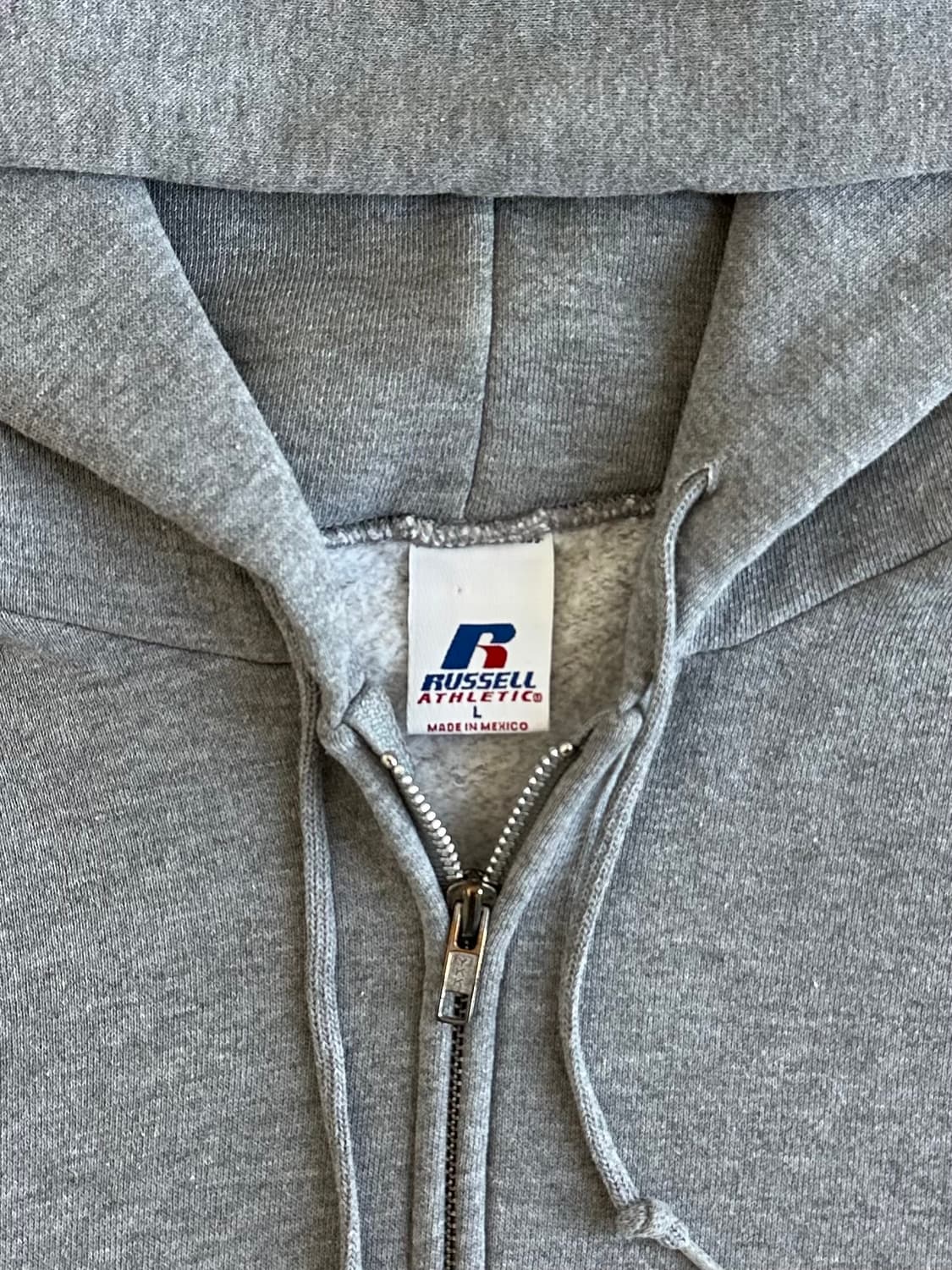 00s 빈티지 러셀 후드집업 그레이 L 상품이미지6
