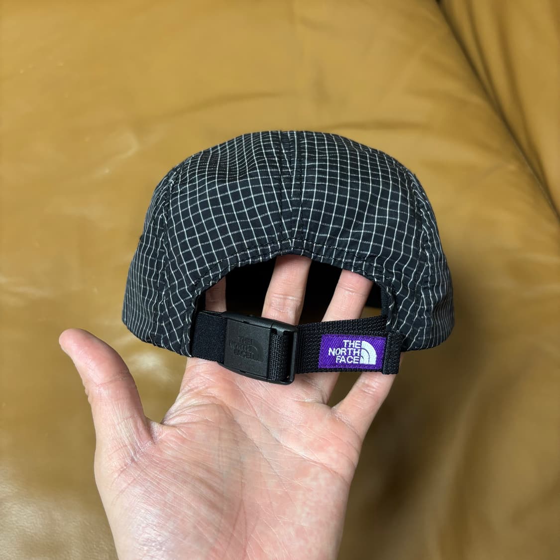 나나미카 노스페이스 퍼플라벨 캠프캡 모자 그리드 블랙 상품이미지7