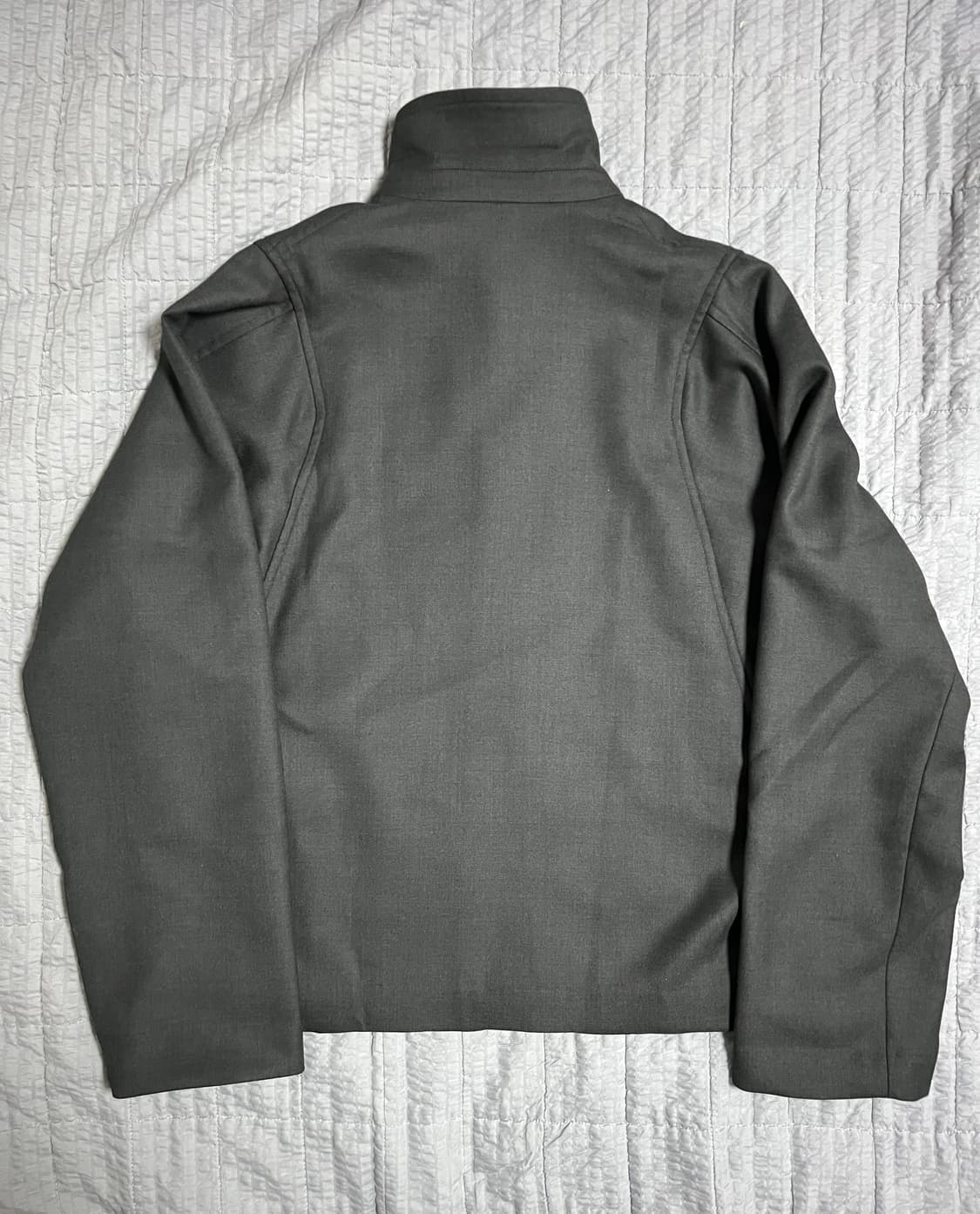 (4) irenisa 이네리사 2way 그레이 울 집업 상품이미지4