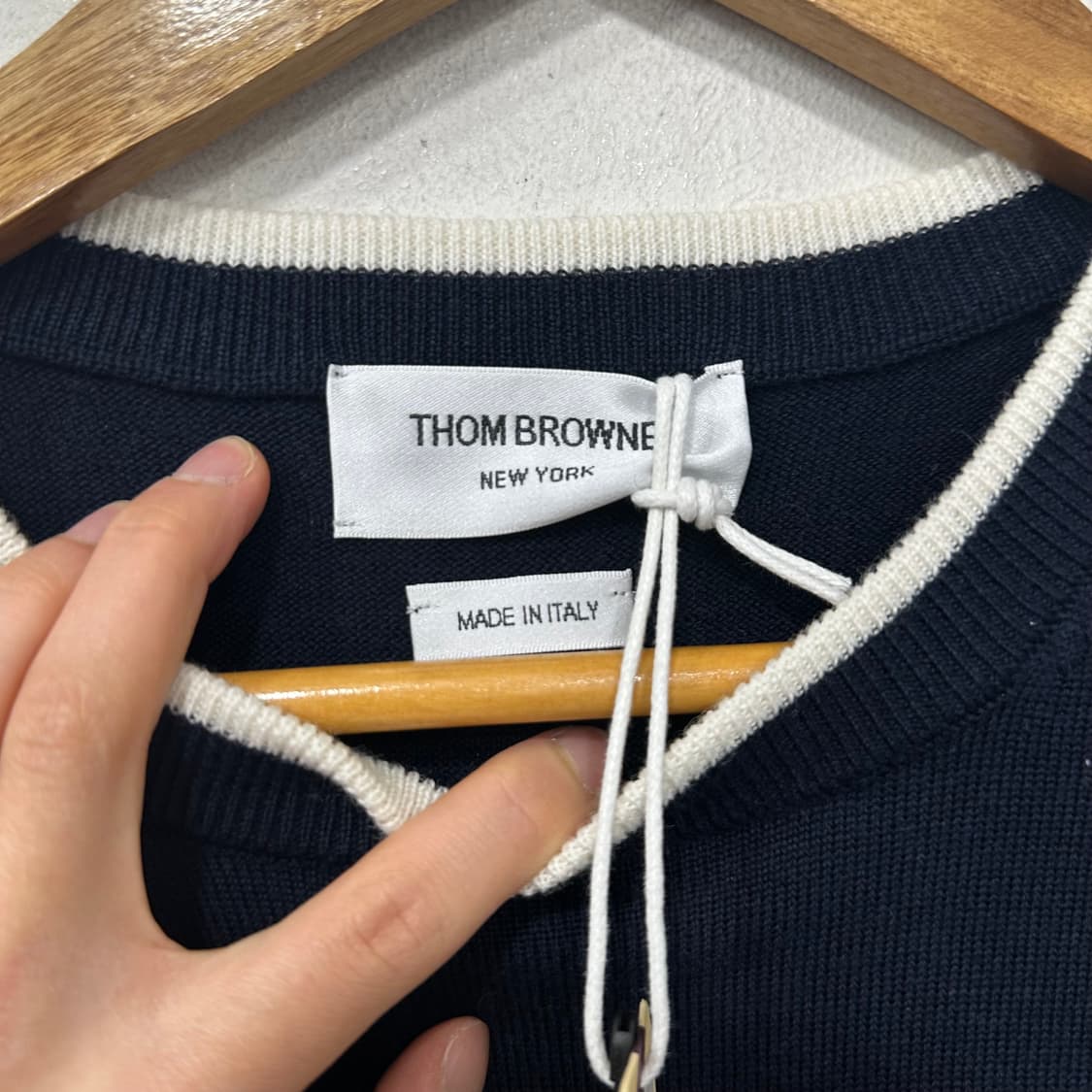 톰브라운 4바 헥터 풀오버 울니트 상품이미지3