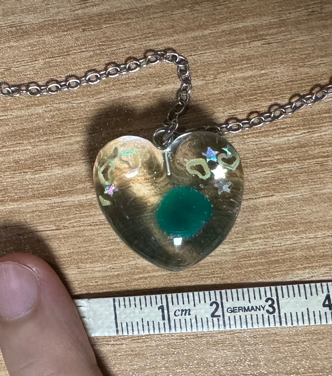 일본 마리모 하트 실버 팬던트 목걸이 후와후와하우스 상품이미지6