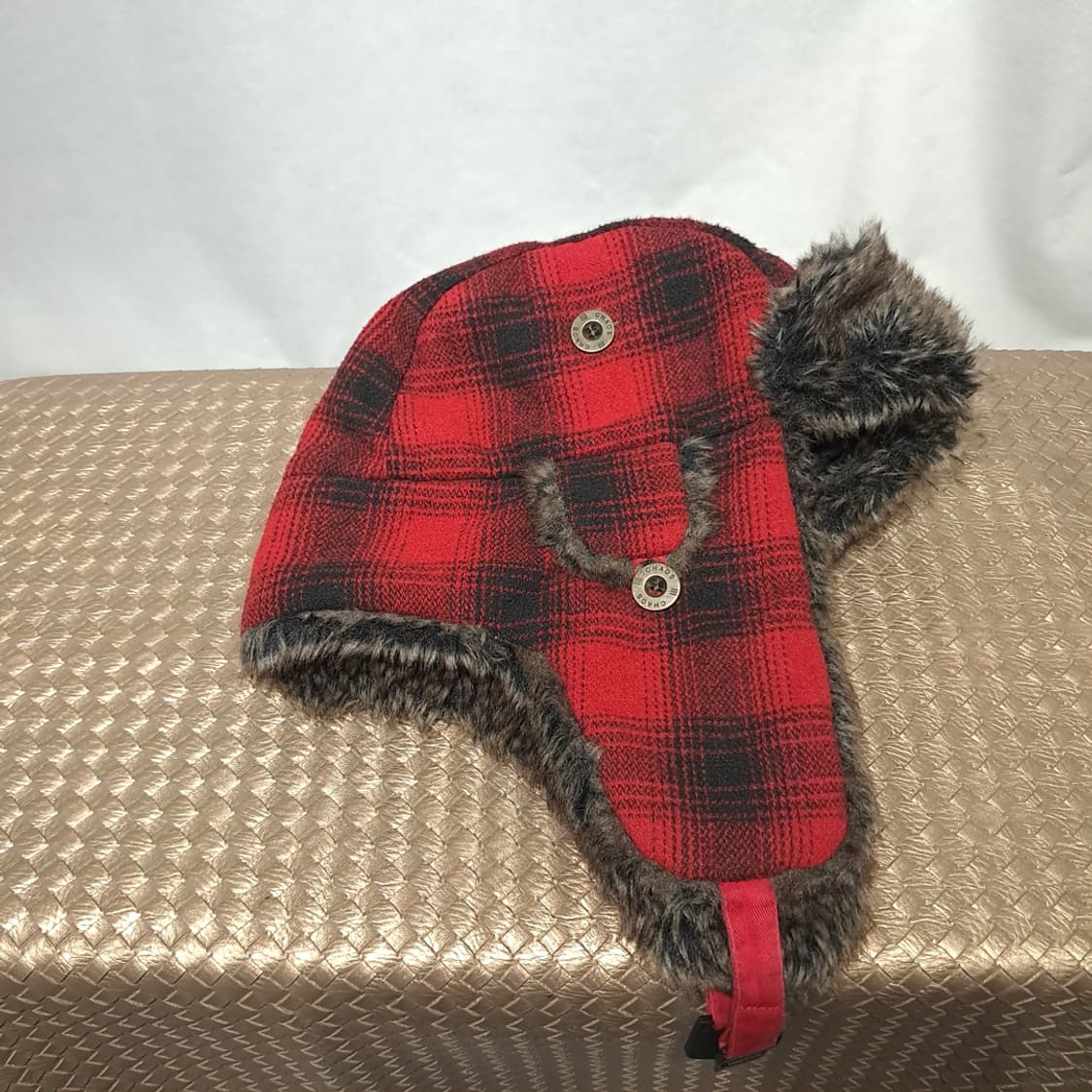 Chaos Plaid Faux Fur 트루퍼햇 P1972 상품이미지5