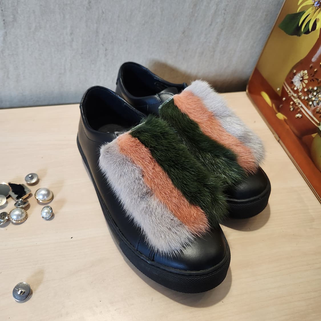 컬러퍼 스니커즈🦊 포인트 한 방 코디템 / 질바이질스튜어트 245 상품이미지3