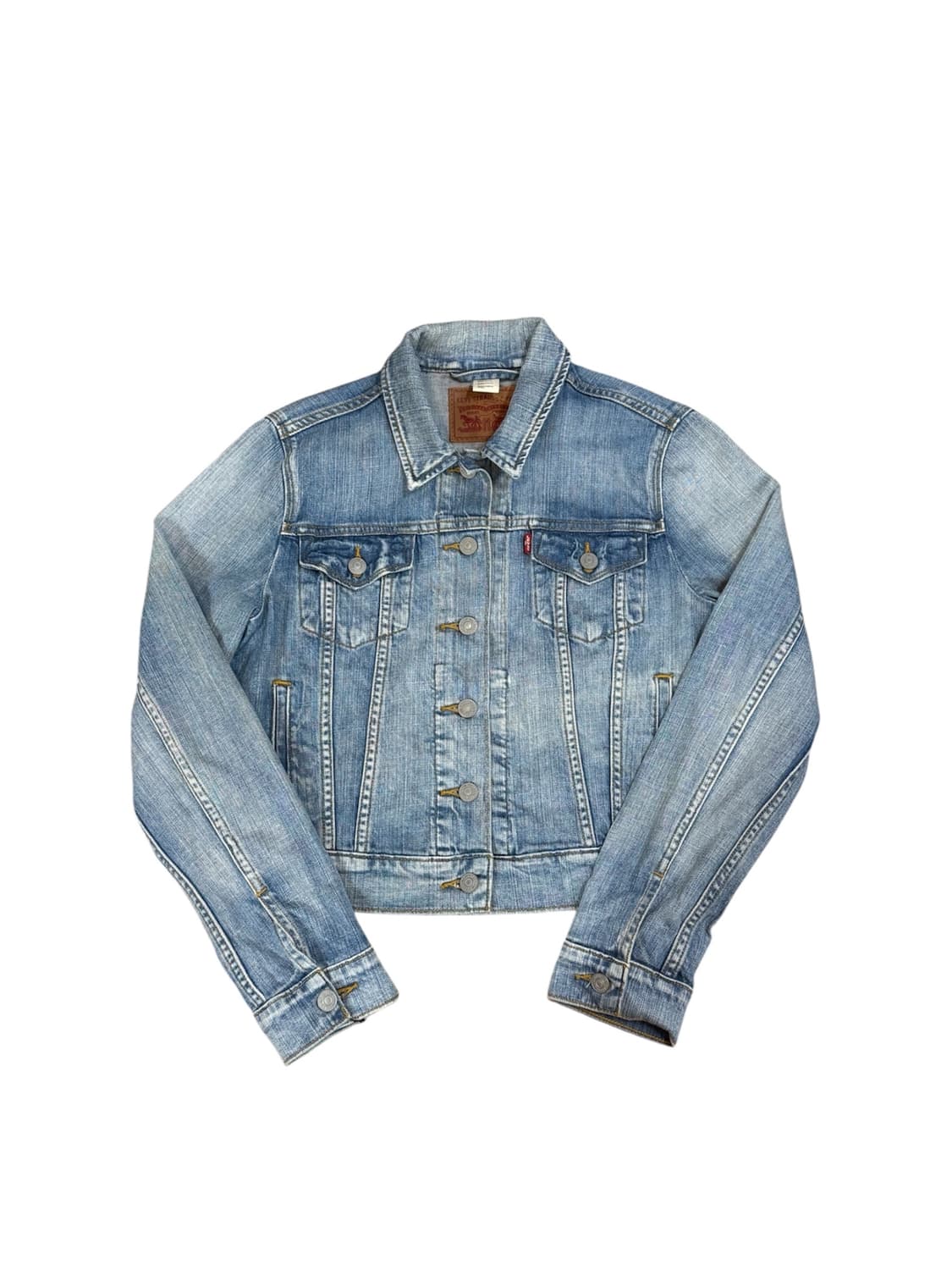 Levi’s 세미 크롭 데님 트러커 자켓 상품이미지4