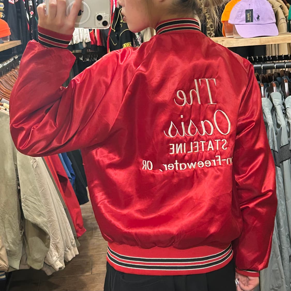 [HI] VTG pat 바시티 레드  상품이미지5