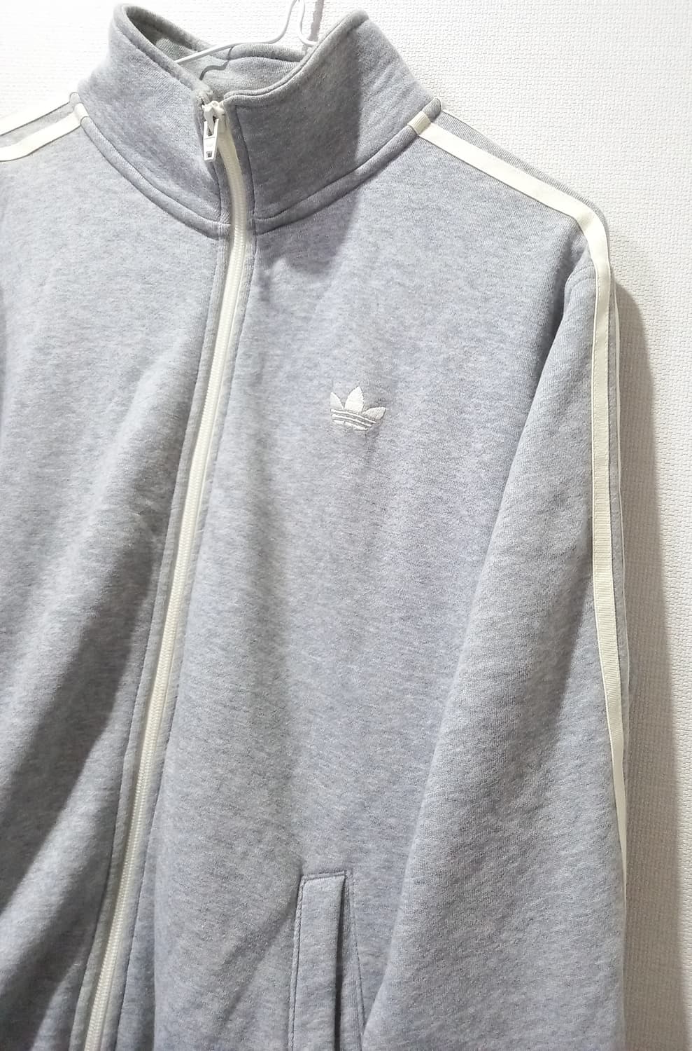 아디다스 희귀 스케이트보딩 그레이 트랙탑 저지 져지집업 85~90 상품이미지2