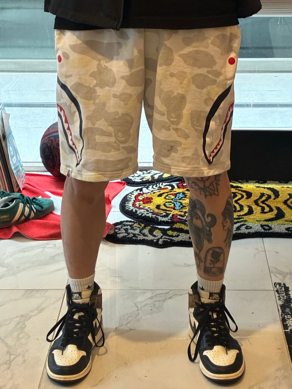 베이프 시티카모 스웻팬츠 (야광) 상품이미지1