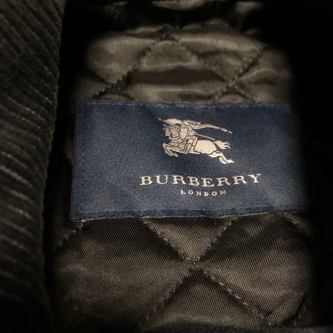 버버리 모직 체크 코듀로이 자켓 남성용 상품이미지4