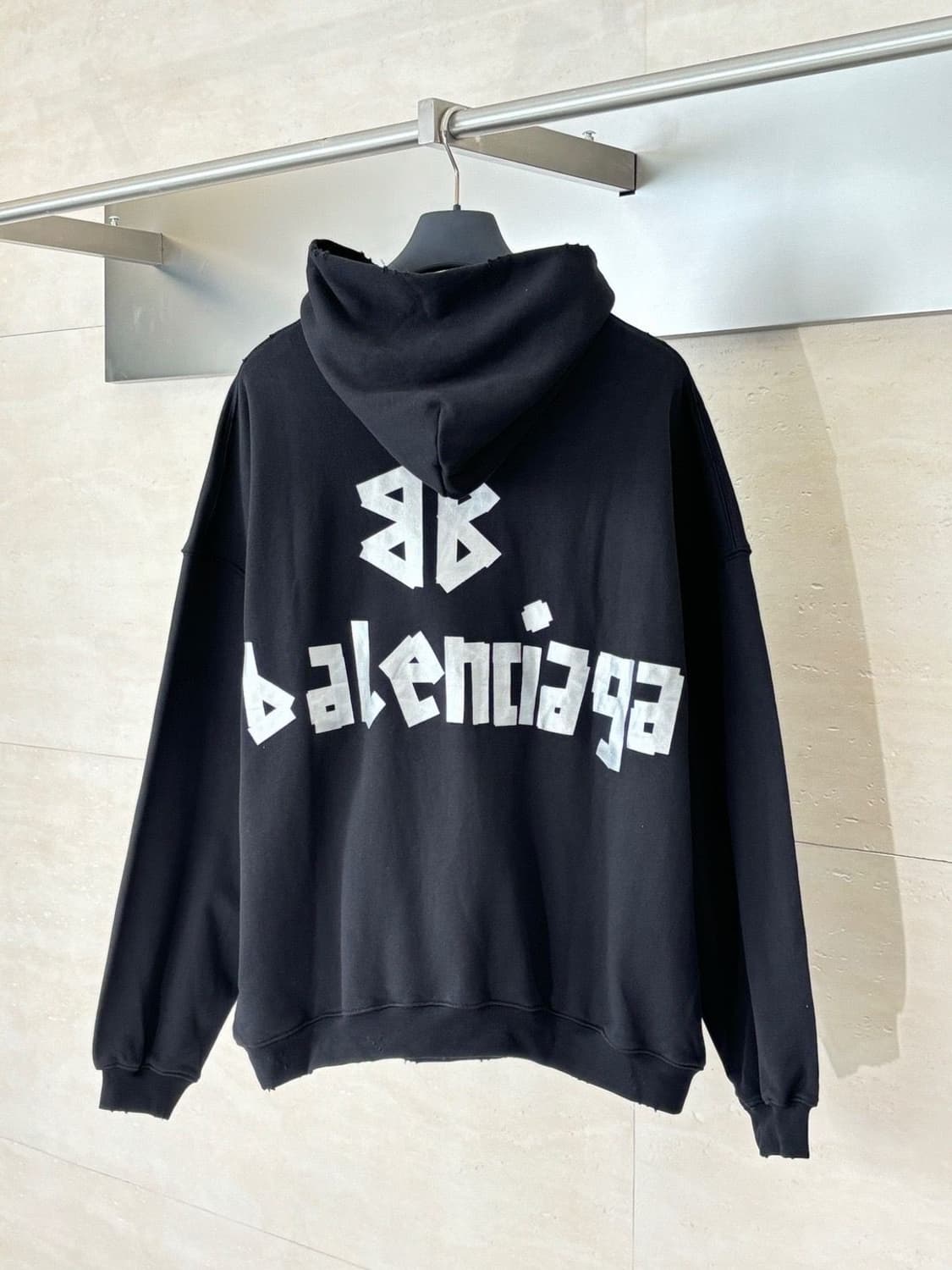 발렌시아가  빈티지 스타일 후드티  상품이미지2