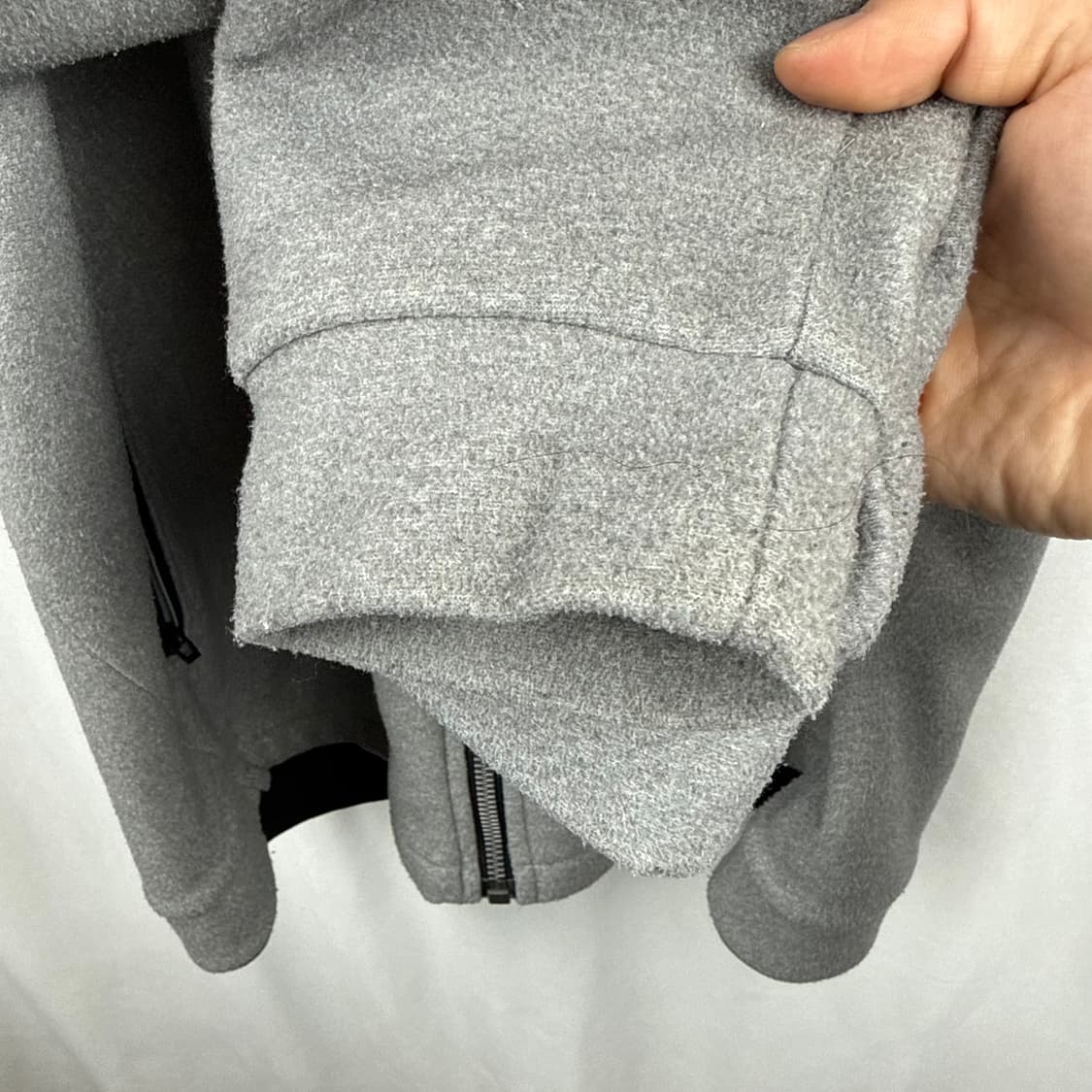 (95) 디스커버리 플리스 후드집업 그레이 상품이미지4