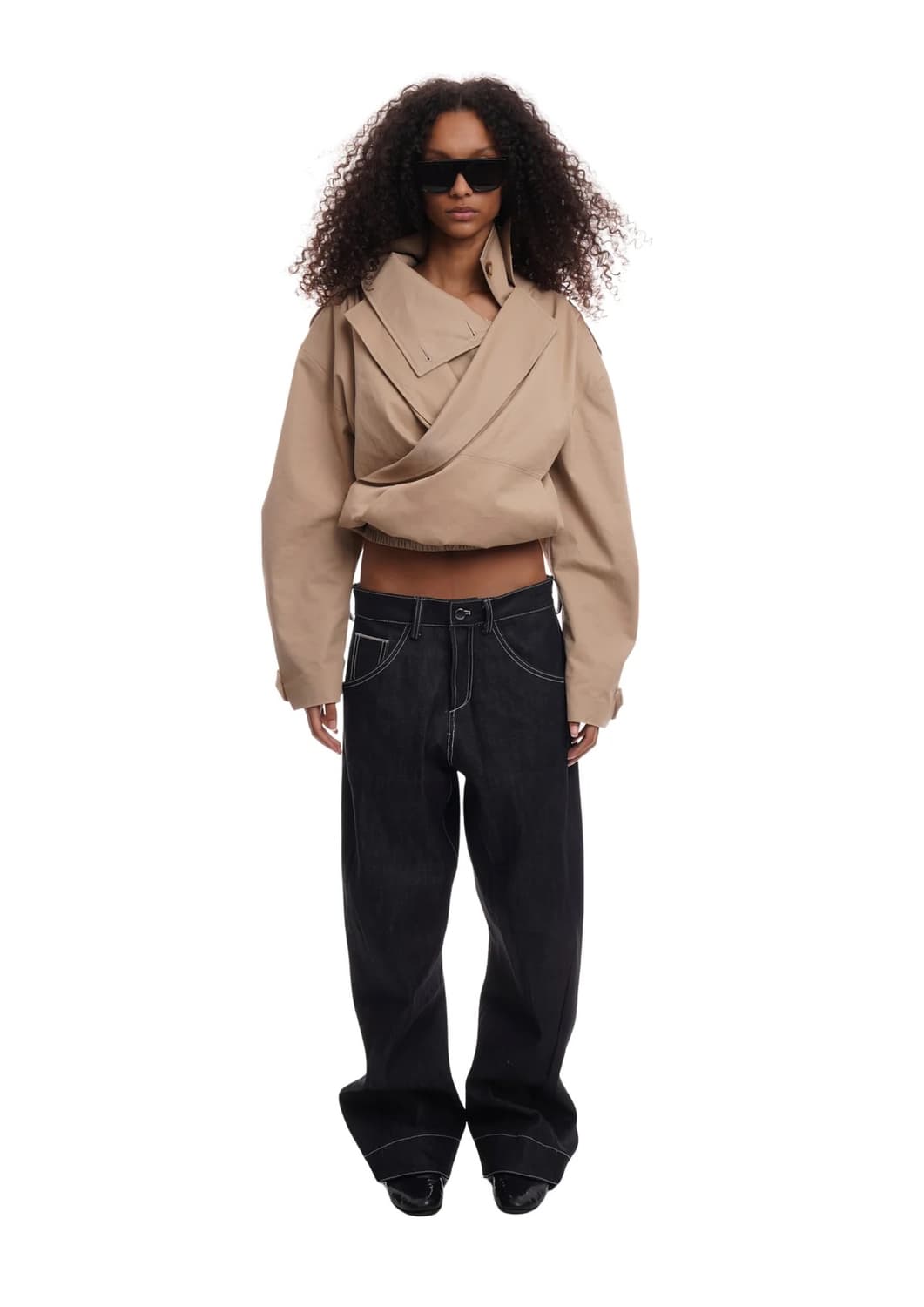 NiiHAi 니하이 로우 웨이스트 진 인디고 상품이미지1