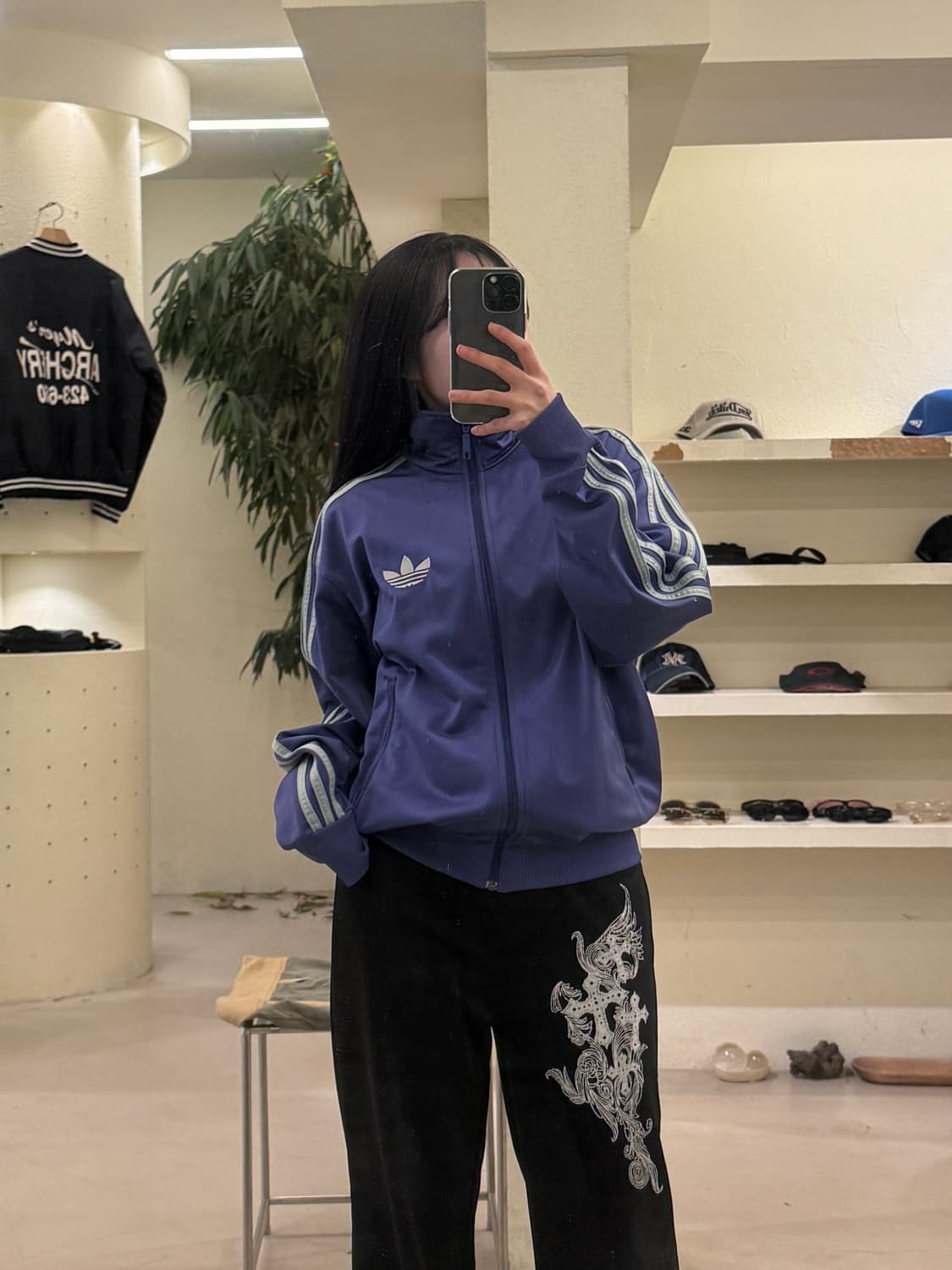 아디다스 오리지널 파이어버드 트랙탑 퍼플 U222 상품이미지1