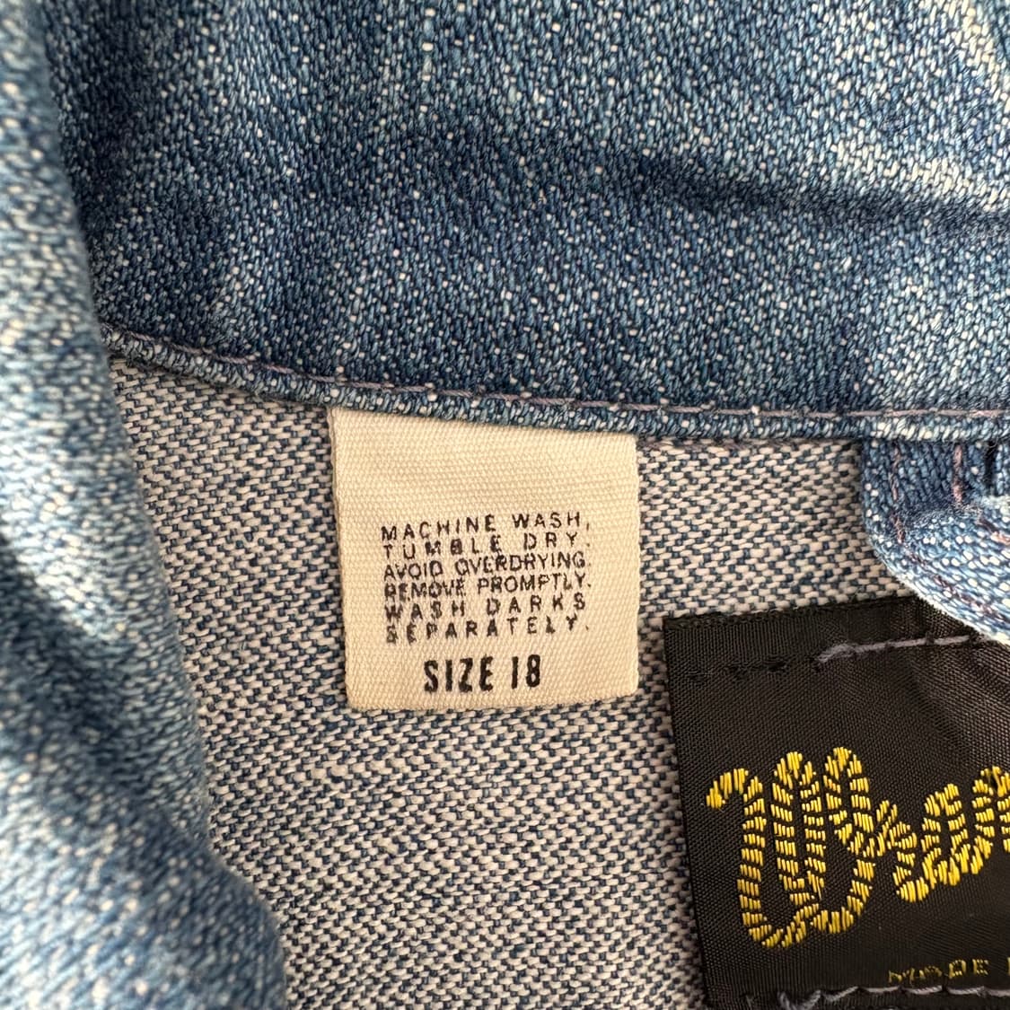 70s USA 랭글러 Wrangler 데님 트러커 자켓 상품이미지10