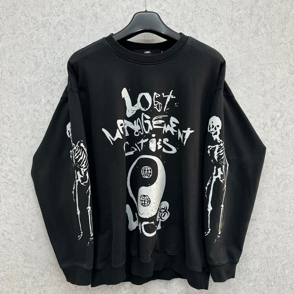 95 LMC 남자 오버핏 스컬 맨투맨 상품이미지1
