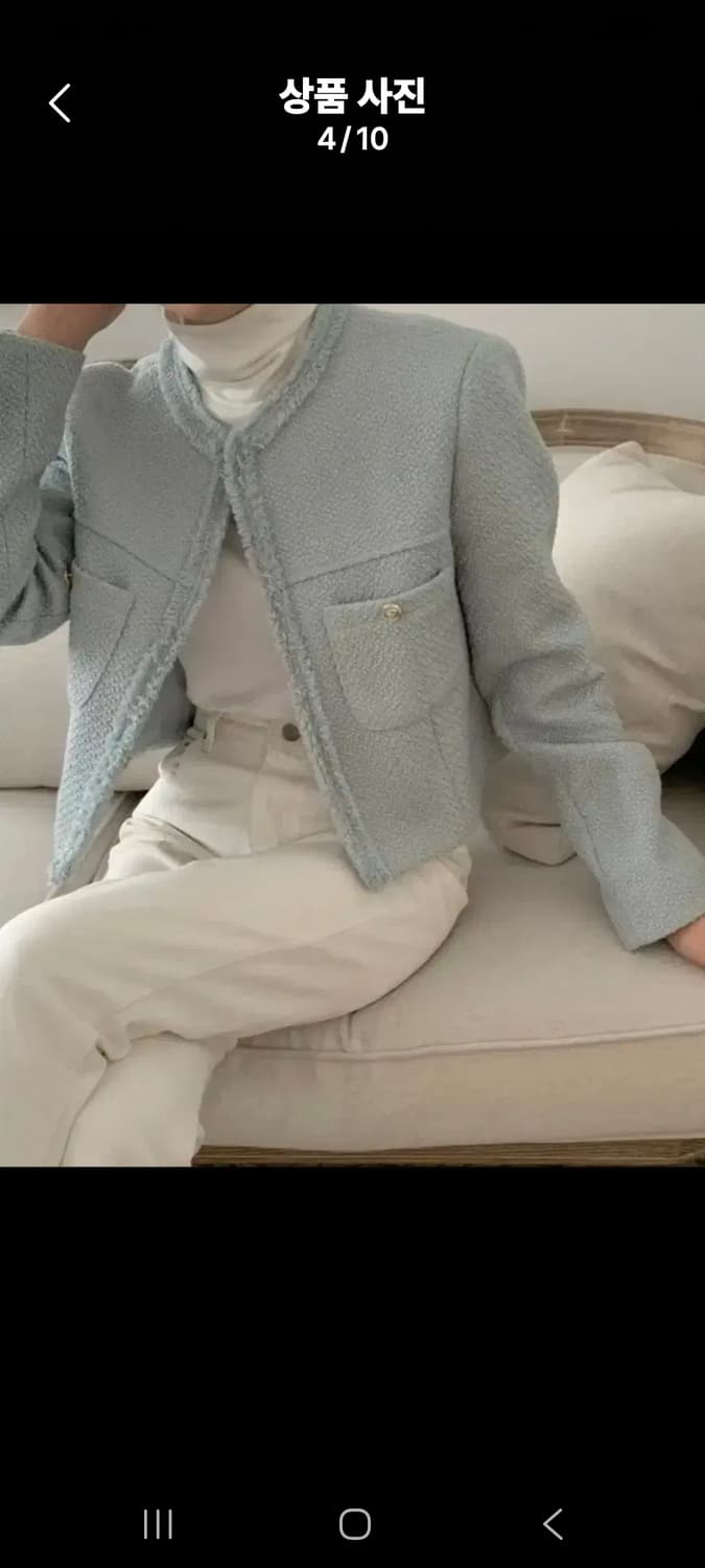 (새상품) ohen 오헨 트위드자켓 상품이미지1