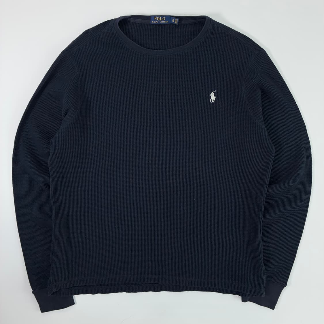 Polo 폴로 랄프로렌 딥네이비 화이트 포니 외플니트 상품이미지1