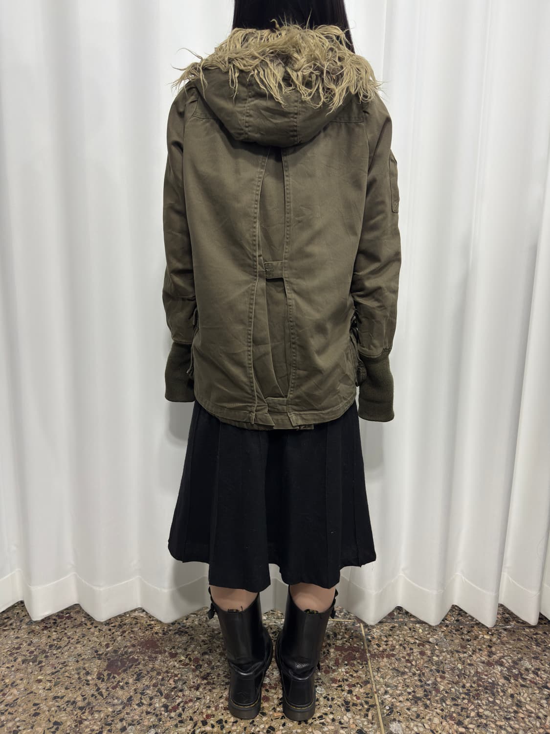 osmosis design fur hood jacket 상품이미지6