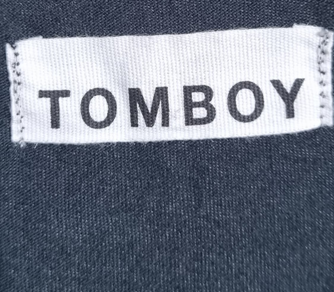 실측 L (77) 톰보이 블랙 롱 가디건 상품이미지3