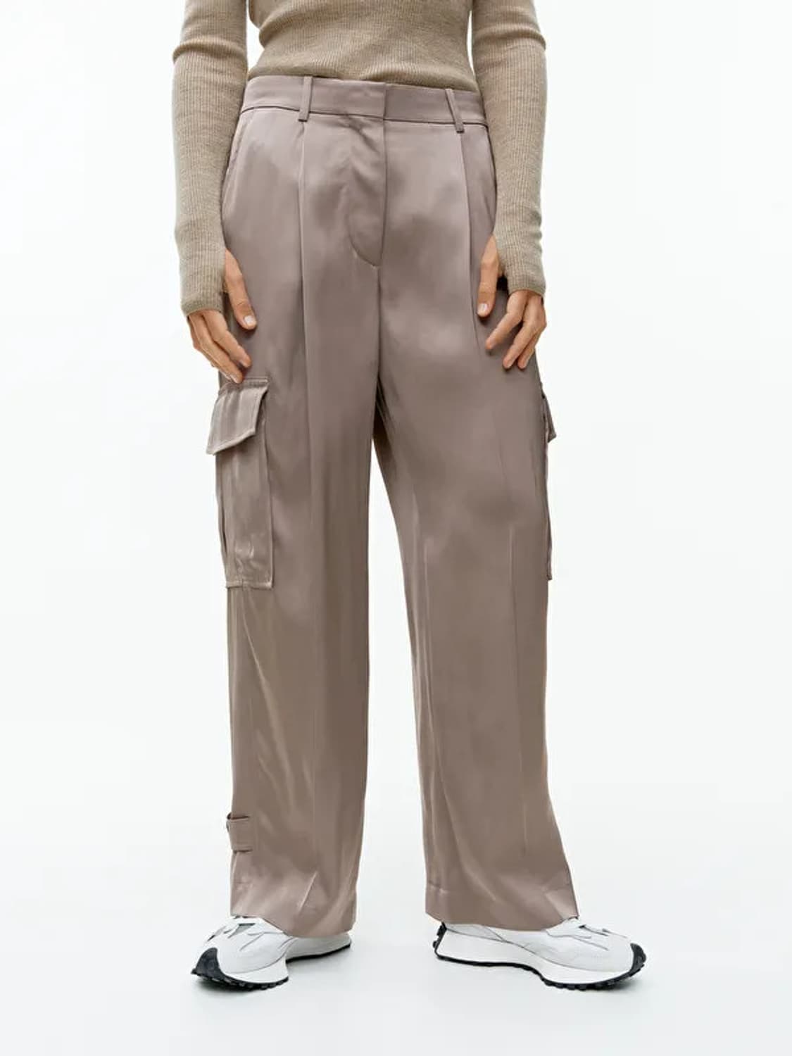 아르켓 새틴 카고팬츠 상품이미지3
