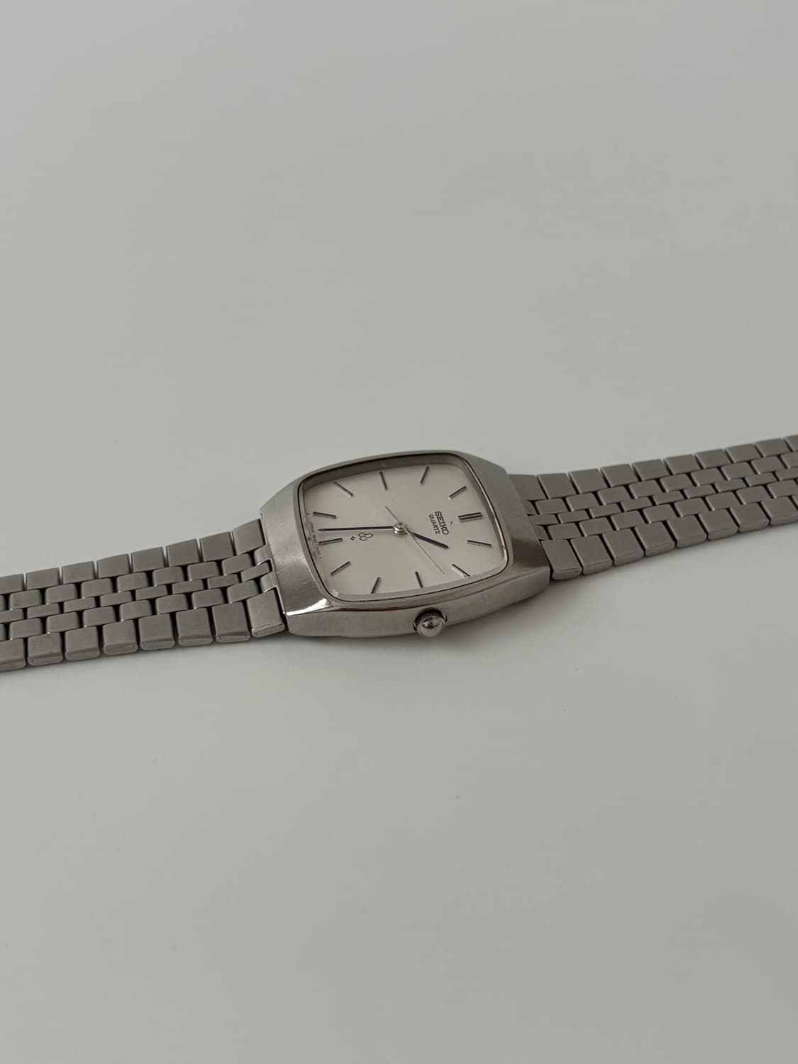 80s silver square quartz 상품이미지6