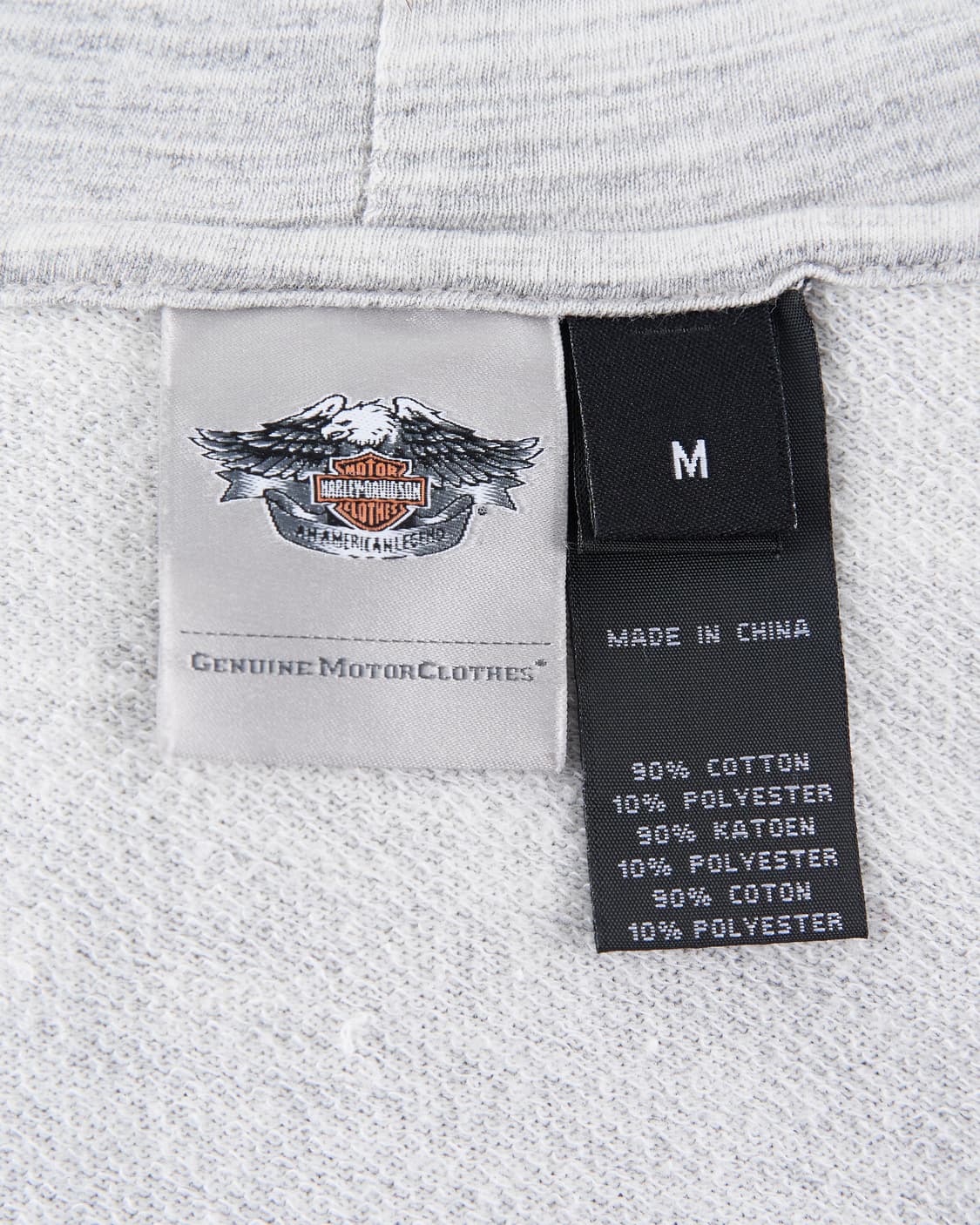 Harely Davidson 프린팅 디테일 그레이 후드집업 상품이미지9