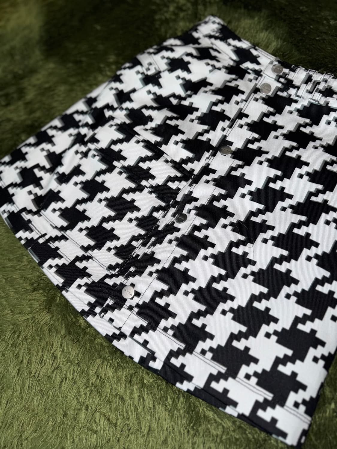 [XS] 아디다스 X IVY PARK 하운드투스 체크 스커트 상품이미지3