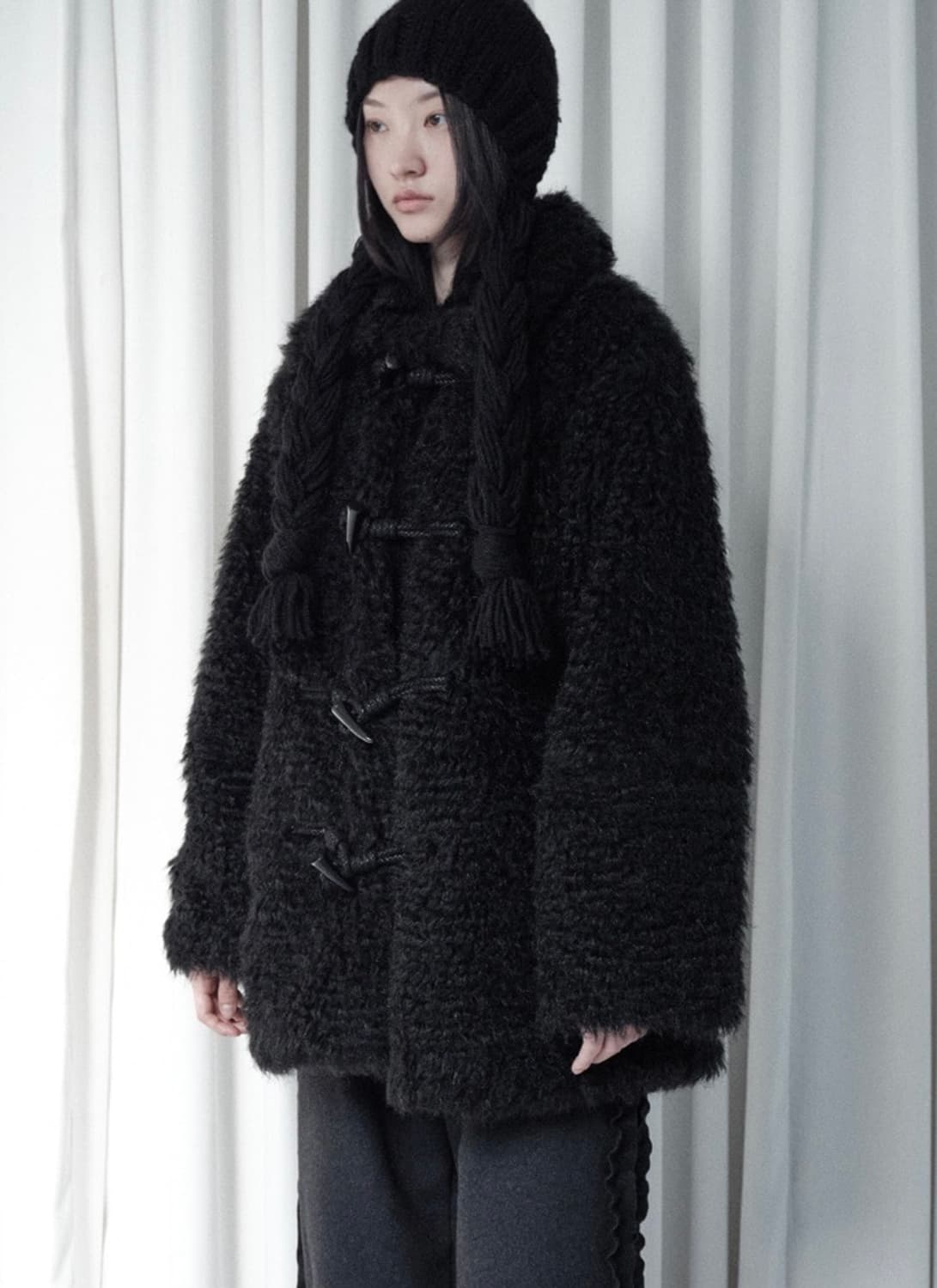 생긴스튜디오 님버스 토글 퍼자켓 상품이미지2