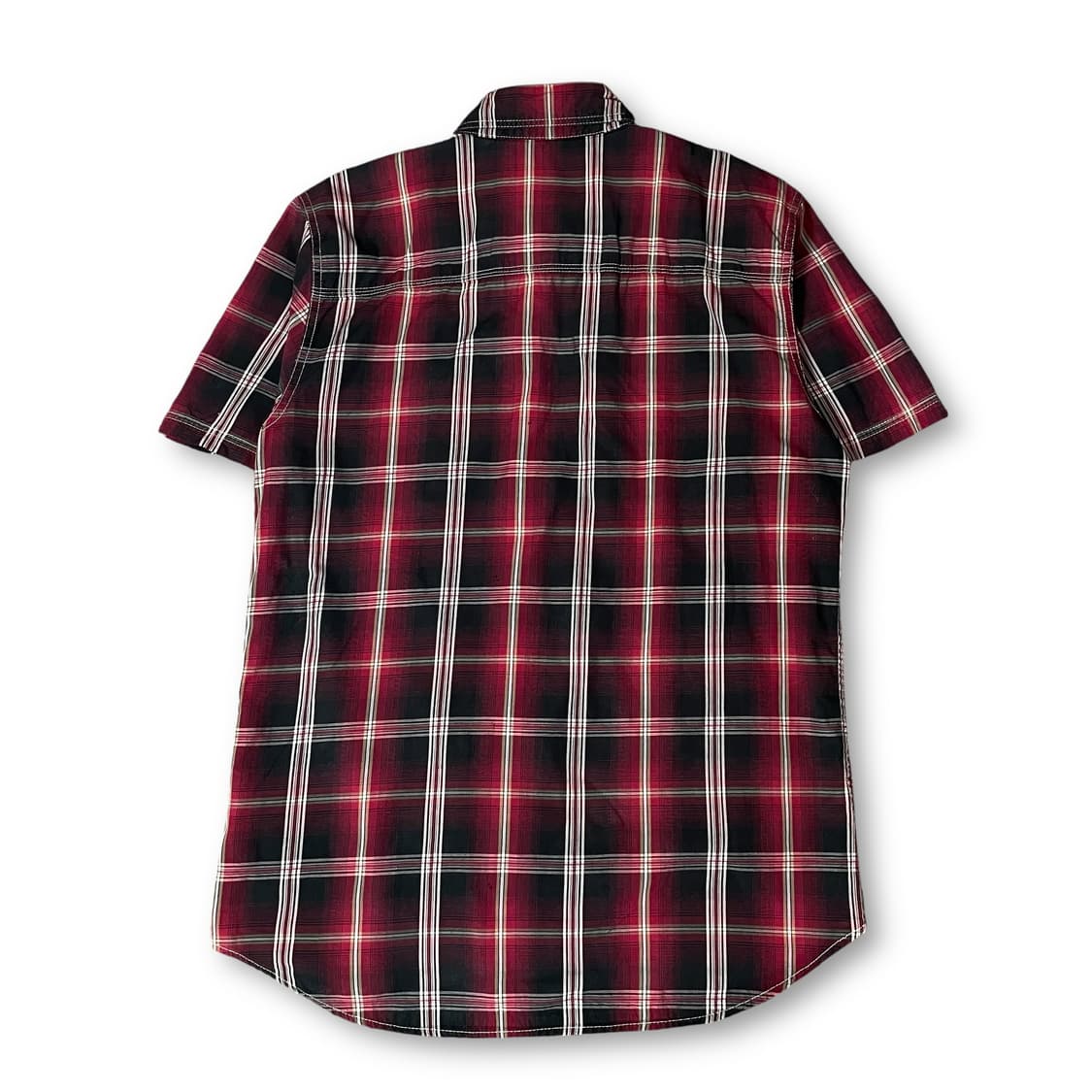 할리데이비슨 레드 투포켓 체크 반팔 셔츠 L 상품이미지2