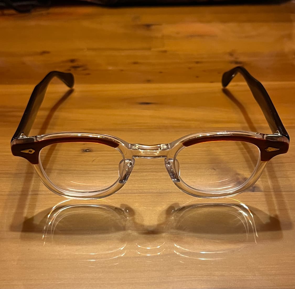 50's Tart Optical 타르트옵티컬 아넬 - 브라운 우드 투톤  상품이미지1