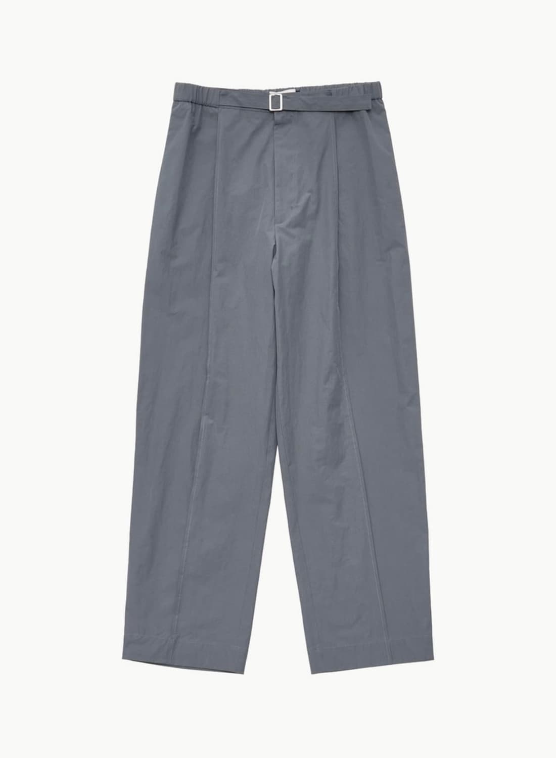 Amomento MENS 벨티드 턱 팬츠 그레이 M 상품이미지2