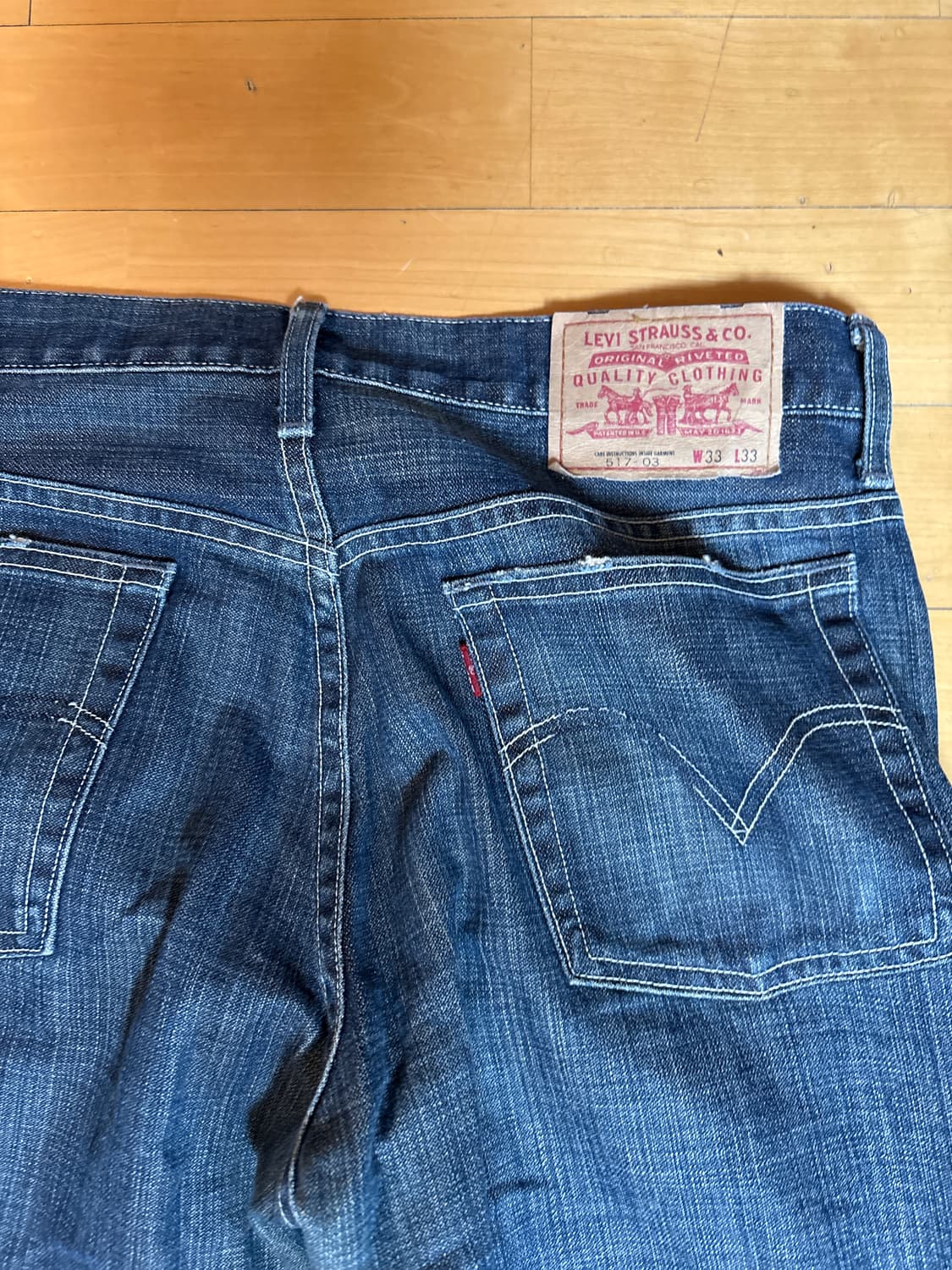 Levi’s 2000s Y2K 빈티지 데님 팬츠 / 슬림 스트레이트 상품이미지3