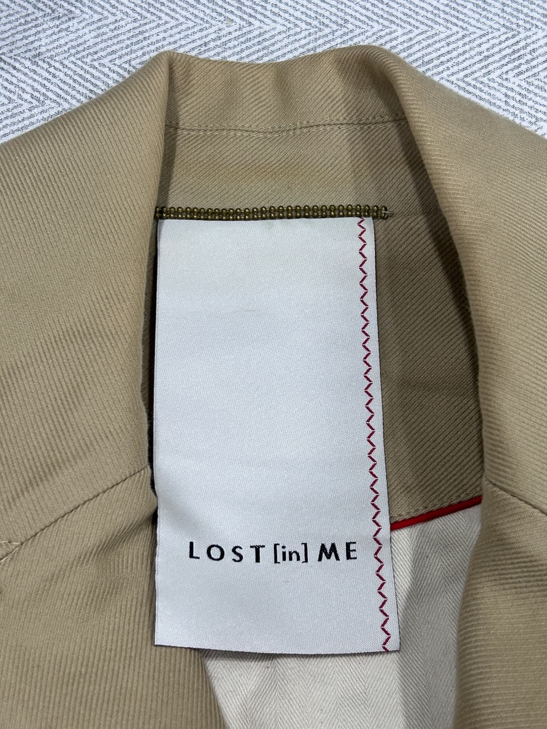 로스트인미 이탈리아 브랜드 코튼 롱 더블버튼 베스트 44-55 상품이미지7